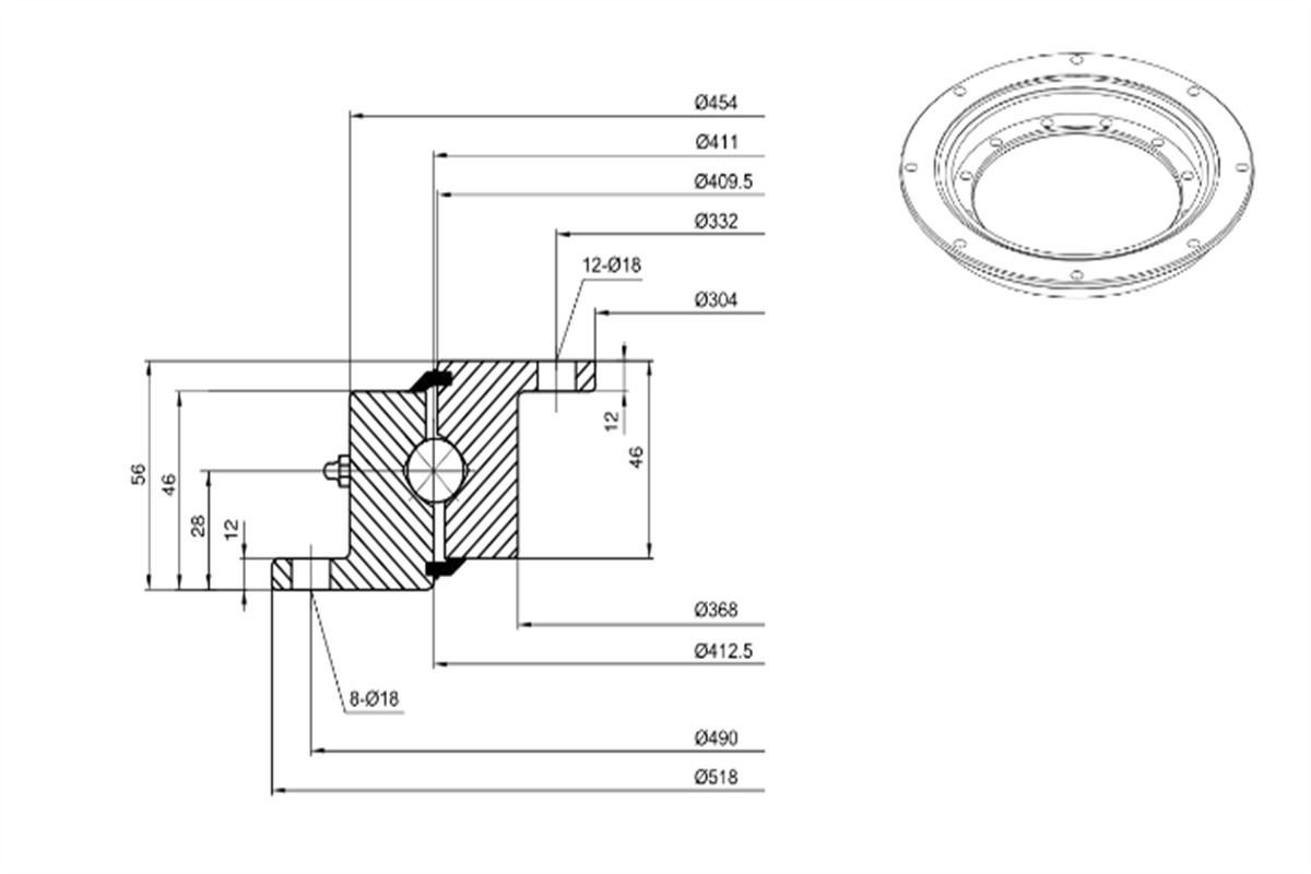 RKS.23 0411 bearing structure